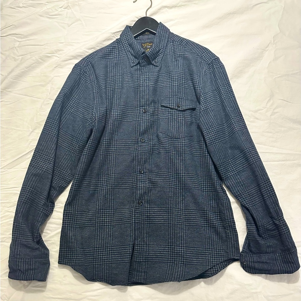J.Crew men’s cashmere blend shirt.